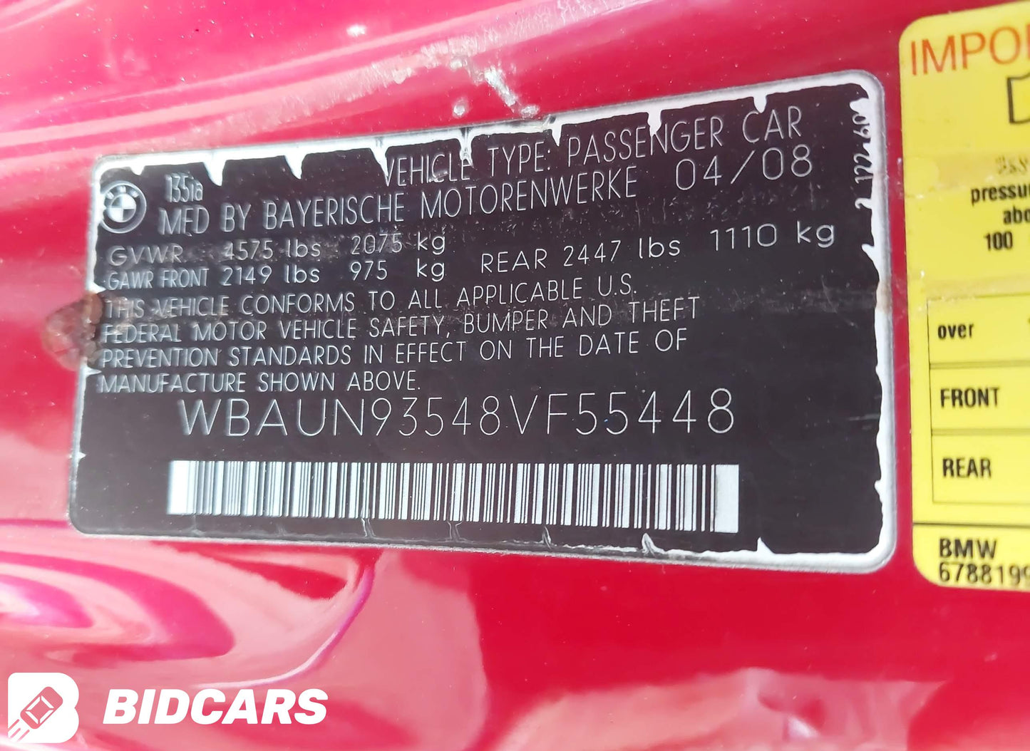 2008 BMW 135i M-SPORT