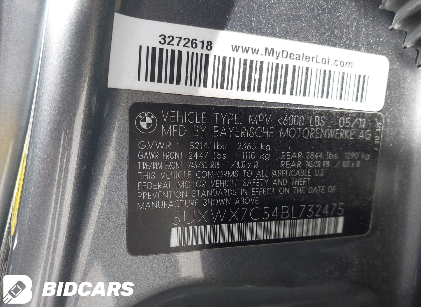 2011 BMW X3 xDrive 35i M-SPORT