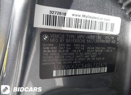 2011 BMW X3 xDrive 35i M-SPORT