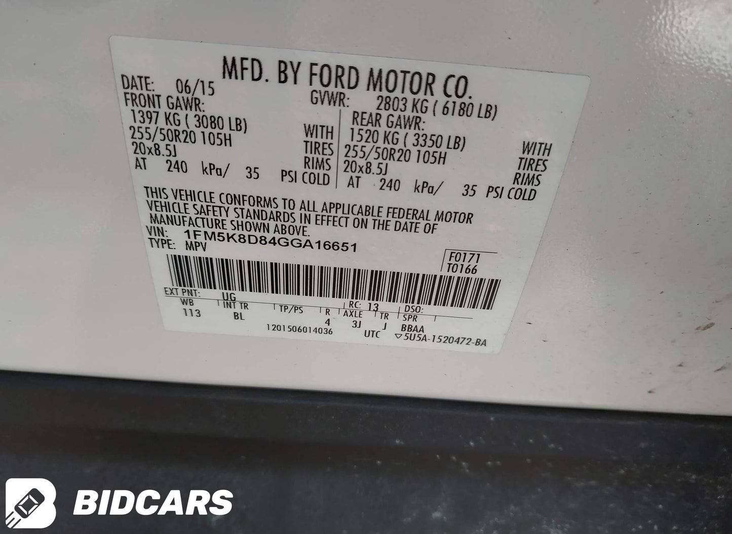 2016 Ford Explorer XLT 4X4