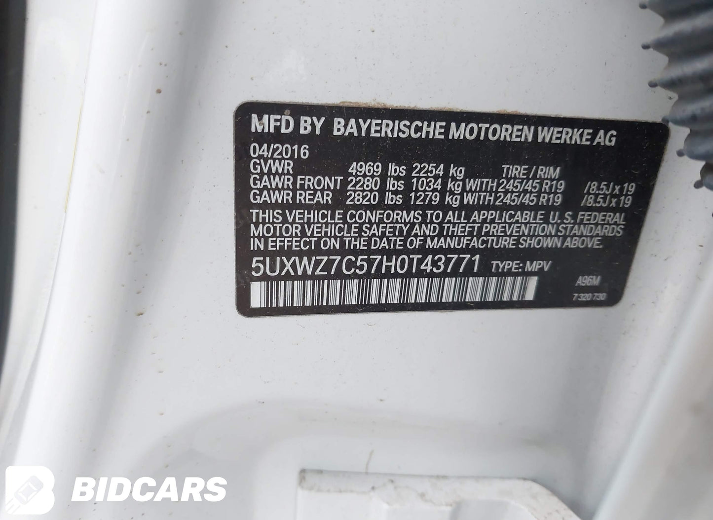 2017 BMW X3 sDrive 28i
