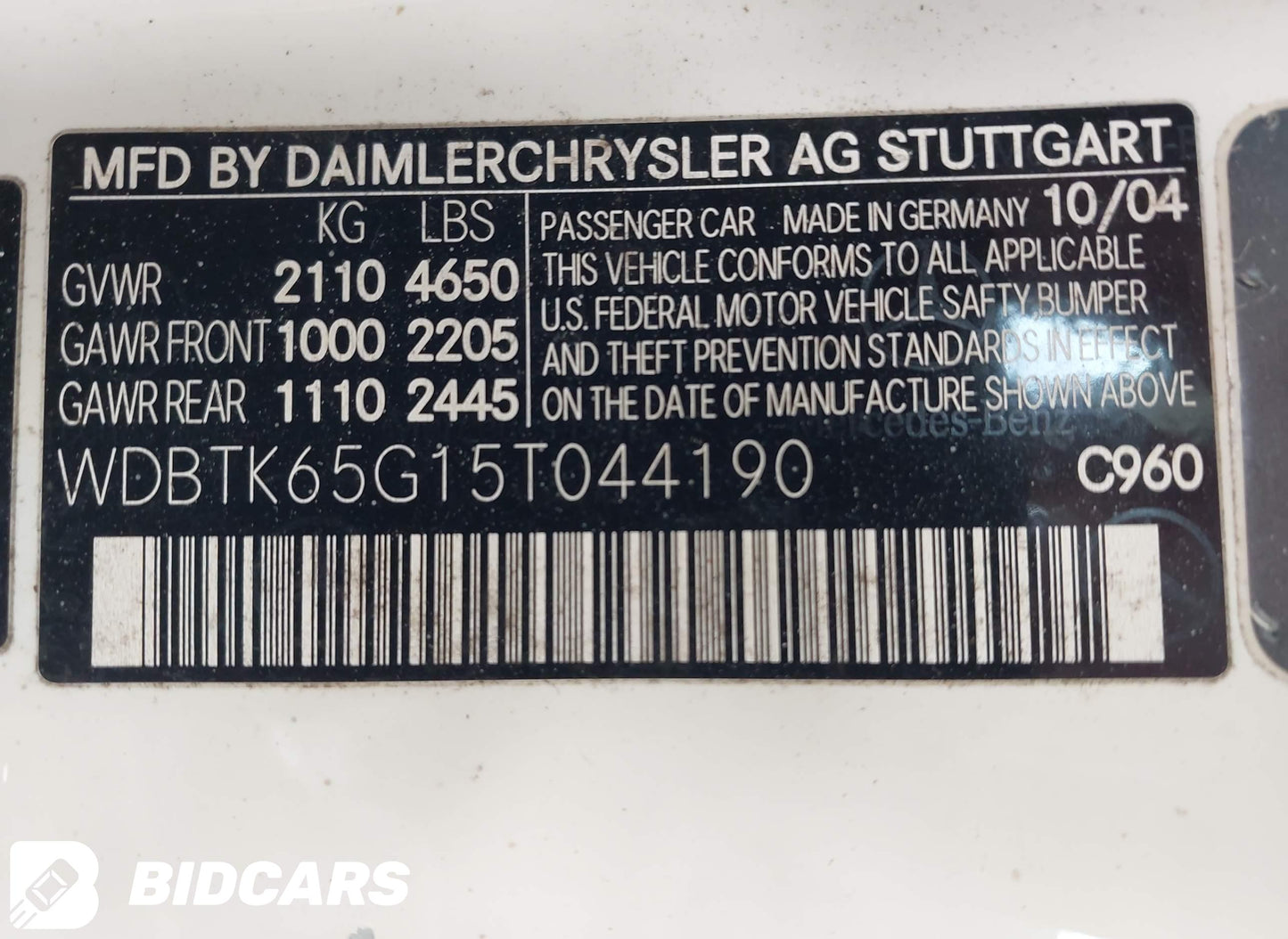 2005 Mercedes-Benz CLK 320 Convertible