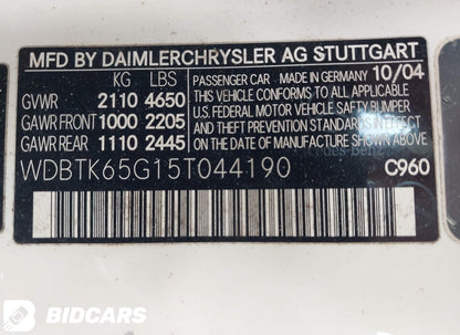 2005 Mercedes-Benz CLK 320 Convertible