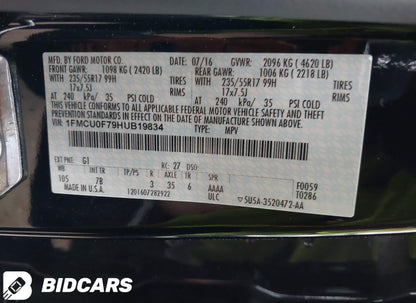 2017 Ford Escape S 2.5L