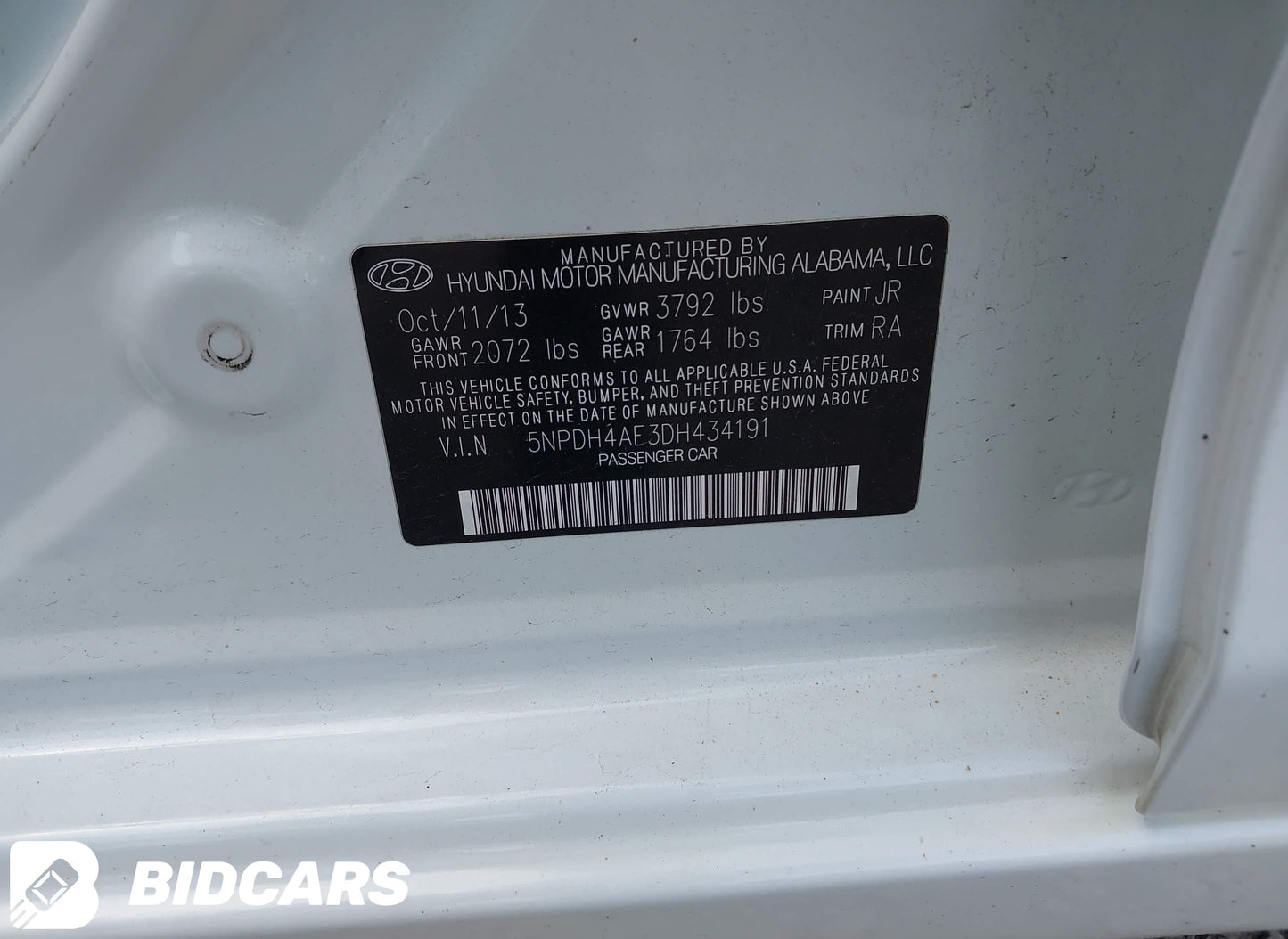 2013 Hyundai Elantra GLS