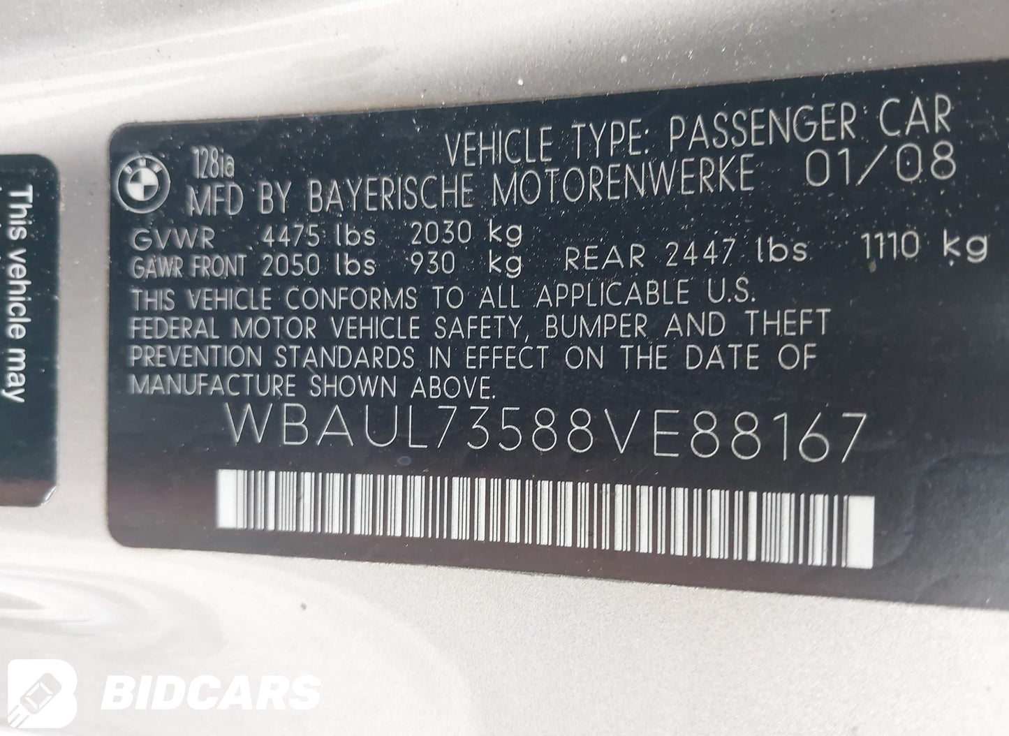 2008 BMW 128i Convertible