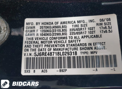 2008 Honda CR-V EX-L AWD