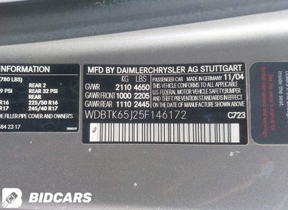 2005 Mercedes-Benz CLK 320