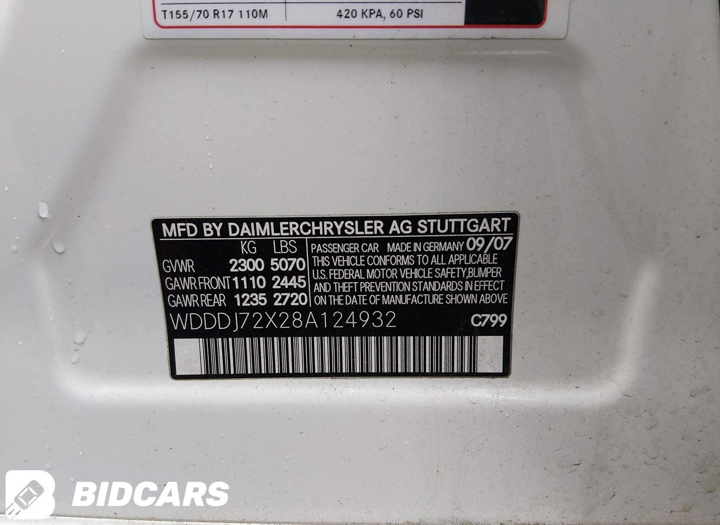 2008 Mercedes-Benz CLS 550