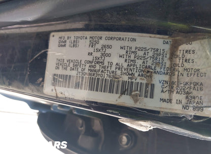 2000 Toyota 4Runner V6 SR5